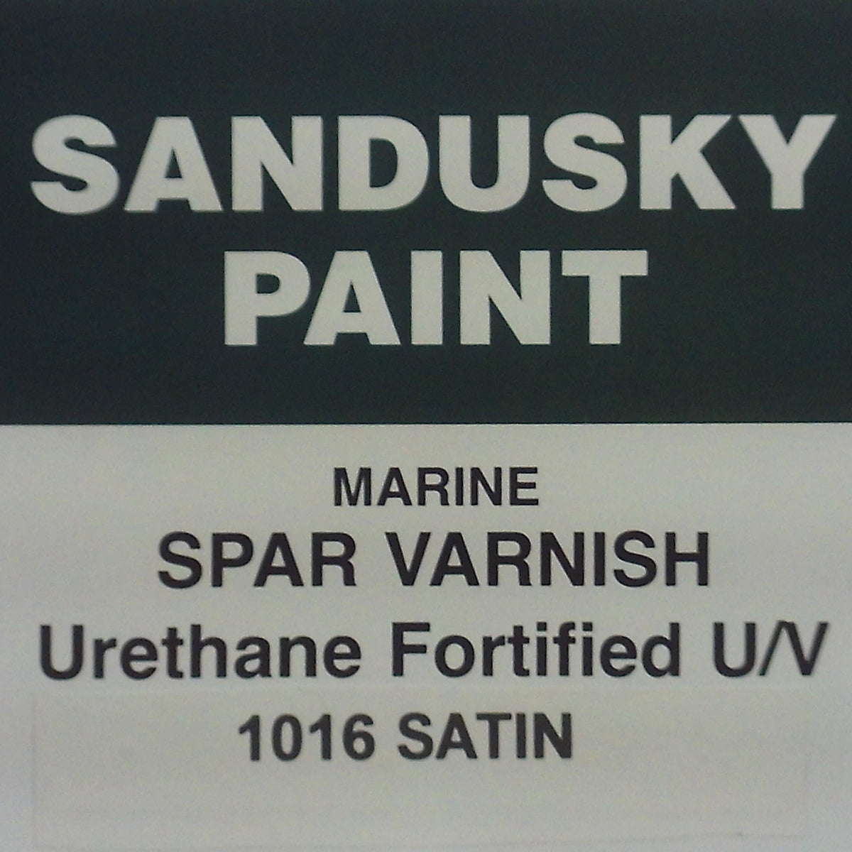 UV SPAR URETHANE VARNISH SATIN 1016 QT SANDUSKY PAINT CO