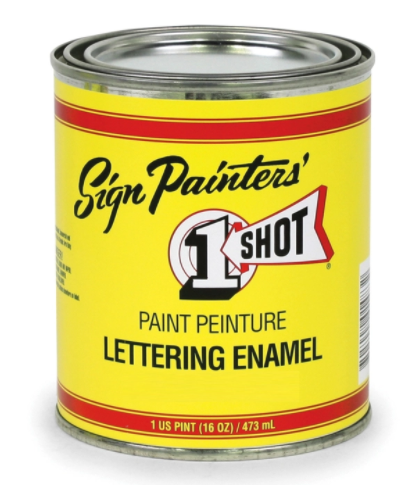 ONE SHOT LETTERING ENAMEL – SANDUSKY PAINT CO