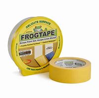 1.5" FROG DELICATE SURFACE TAPE YELLOW