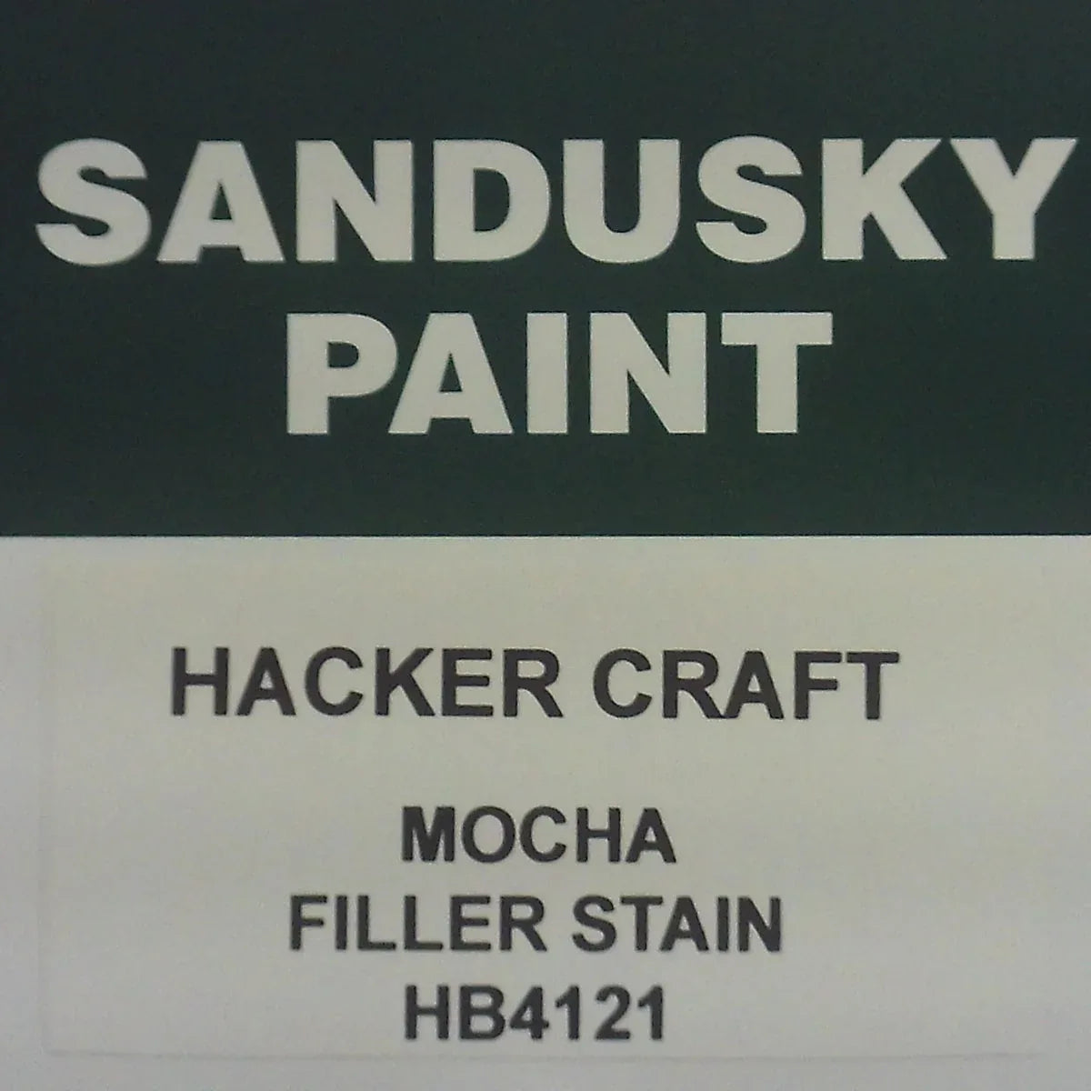 Hackercraft HB4121 Mocha Filler Stain — Quart