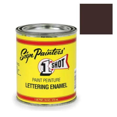 ONESHOT 115-L DARK BROWN 1/2 pt