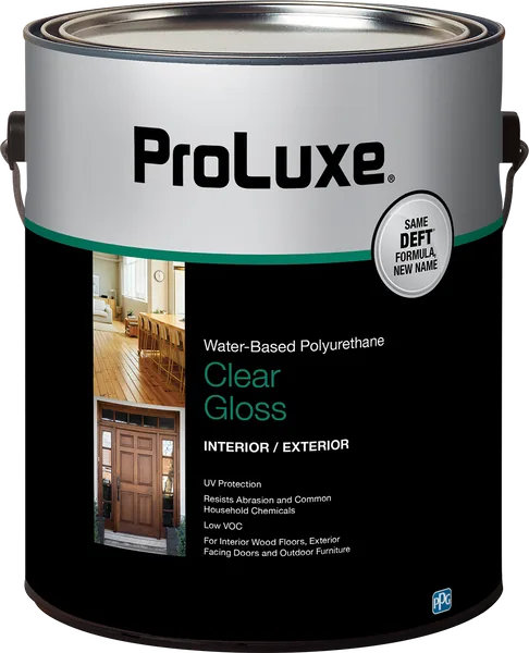 DEFT water-based polyurethane clear gloss