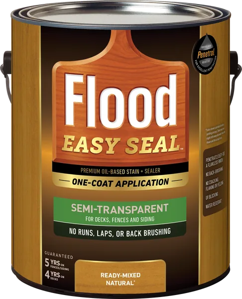 Flood Easy Seal semi-transparent oil-based stain and sealer