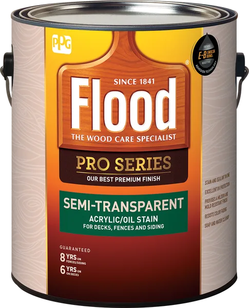 Flood Pro Series semi-transparent acrylic oil stain