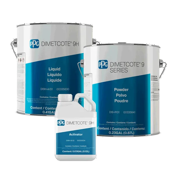 PPG Dimetcote 9H Liquid, Powder and Activator three-component system
