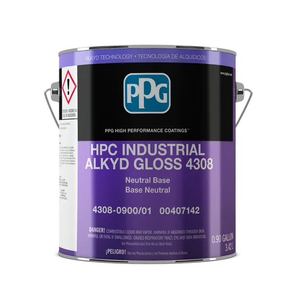 PPG HPC Industrial Alkyd Gloss 4308 container