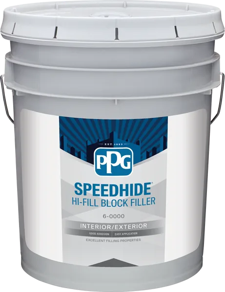 PPG SPEEDHIDE Hi-Fill Block Filler 6-000 interior/exterior five-gallon pail