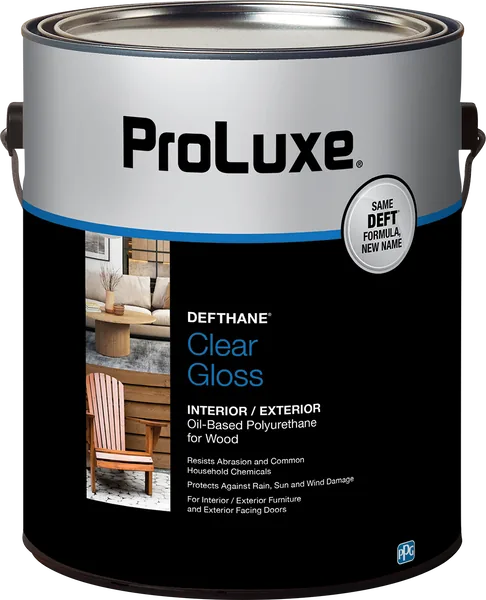 ProLuxe Defthane clear oil-based polyurethane